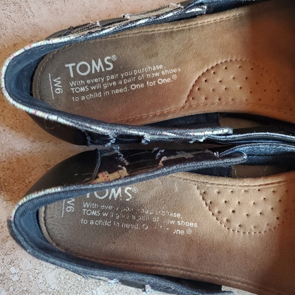 •Tom's alpargata huarache multi-woven slip-on•Women's size 6 US/36 EU - Picture 2 of 11